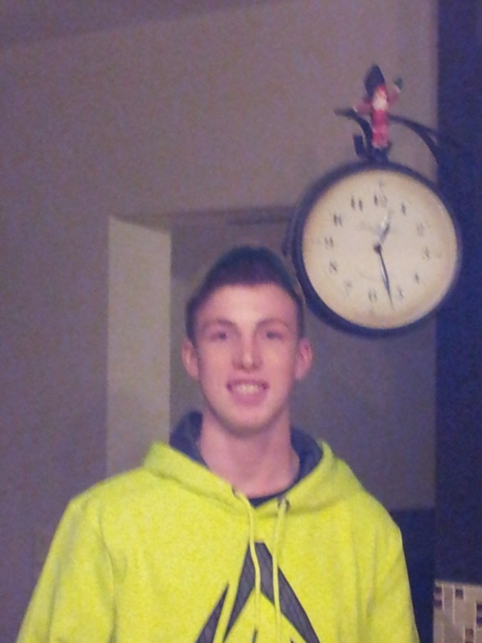 Proof that he made it past midnight!