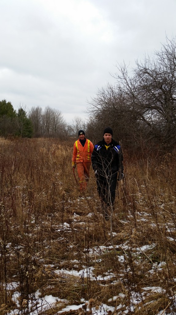 The Big Guy is making sure we have no issues with area hunters.