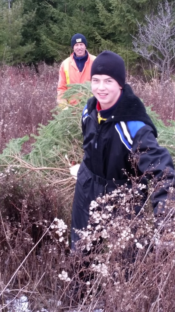 We told him it would put hair on his chest!