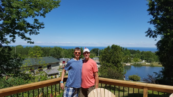 Great view - foreground and background!