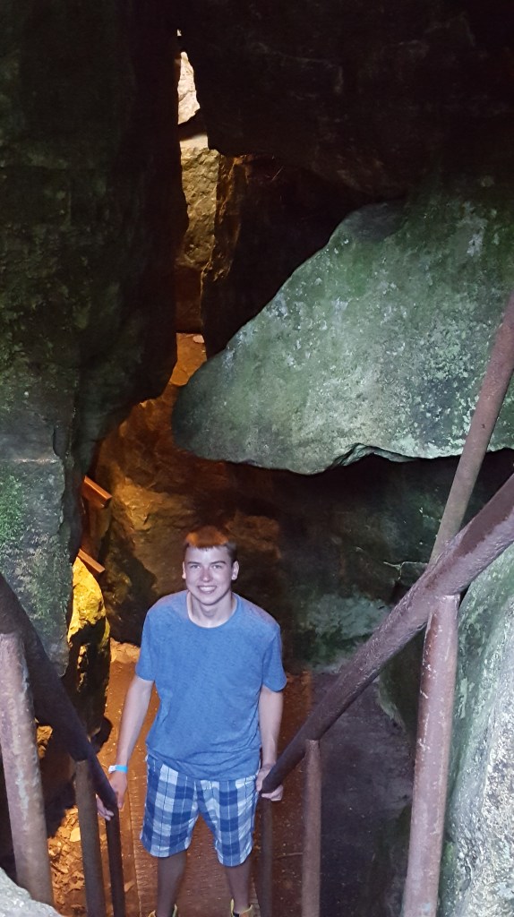 Here at the start, but he made it through!